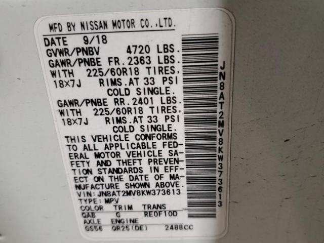 Nissan Rogue S Image 8