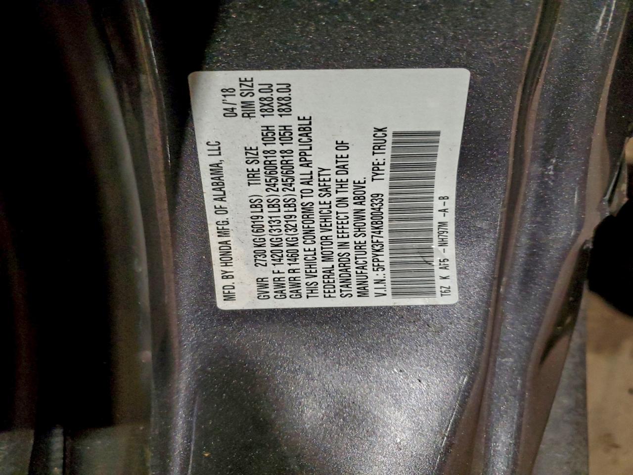 Honda Ridgeline Rtl Image 12