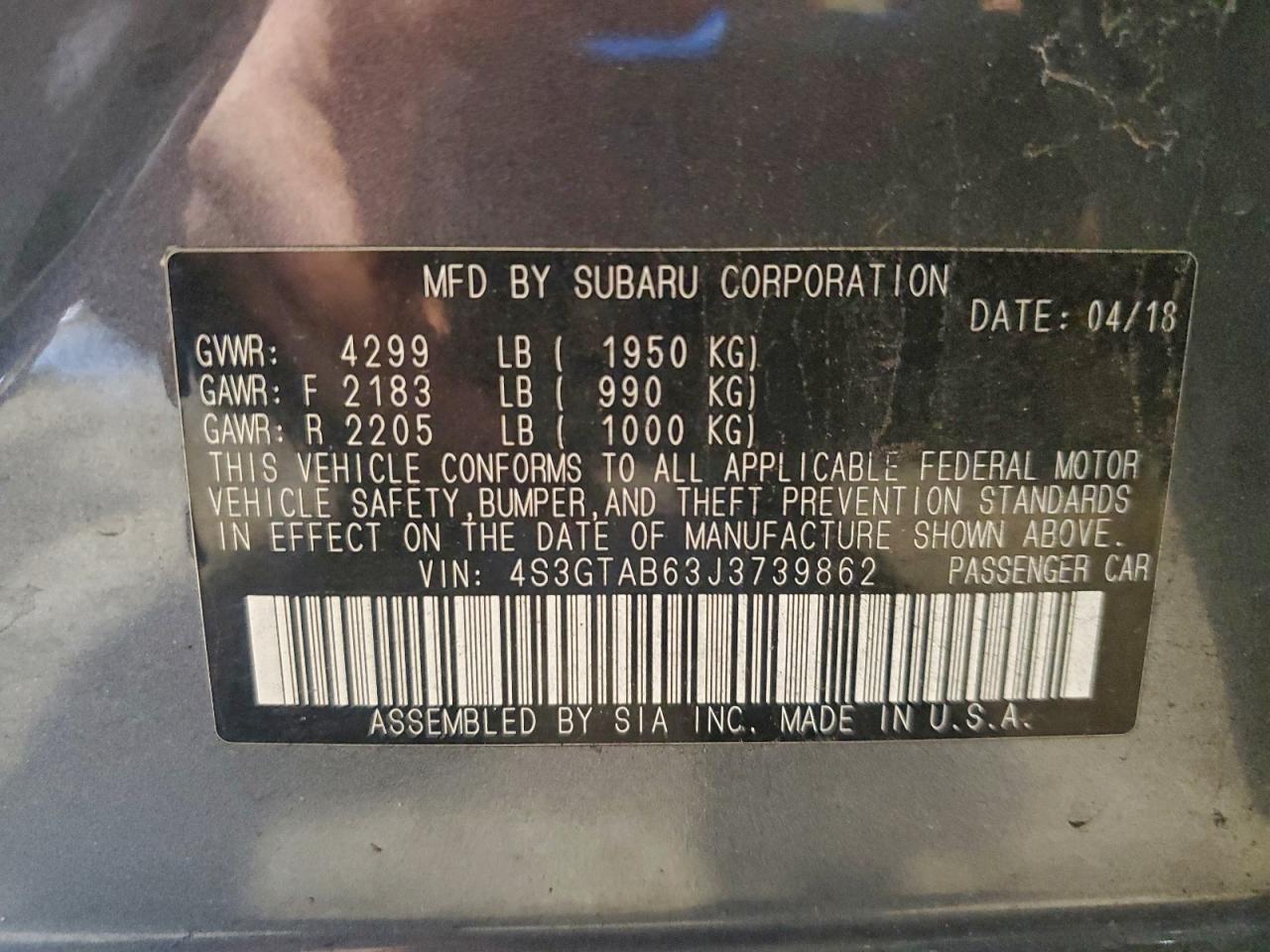 Subaru Impreza Premium Image 3